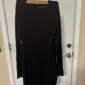 Athleta Elegant Black Long Sleeve Dress